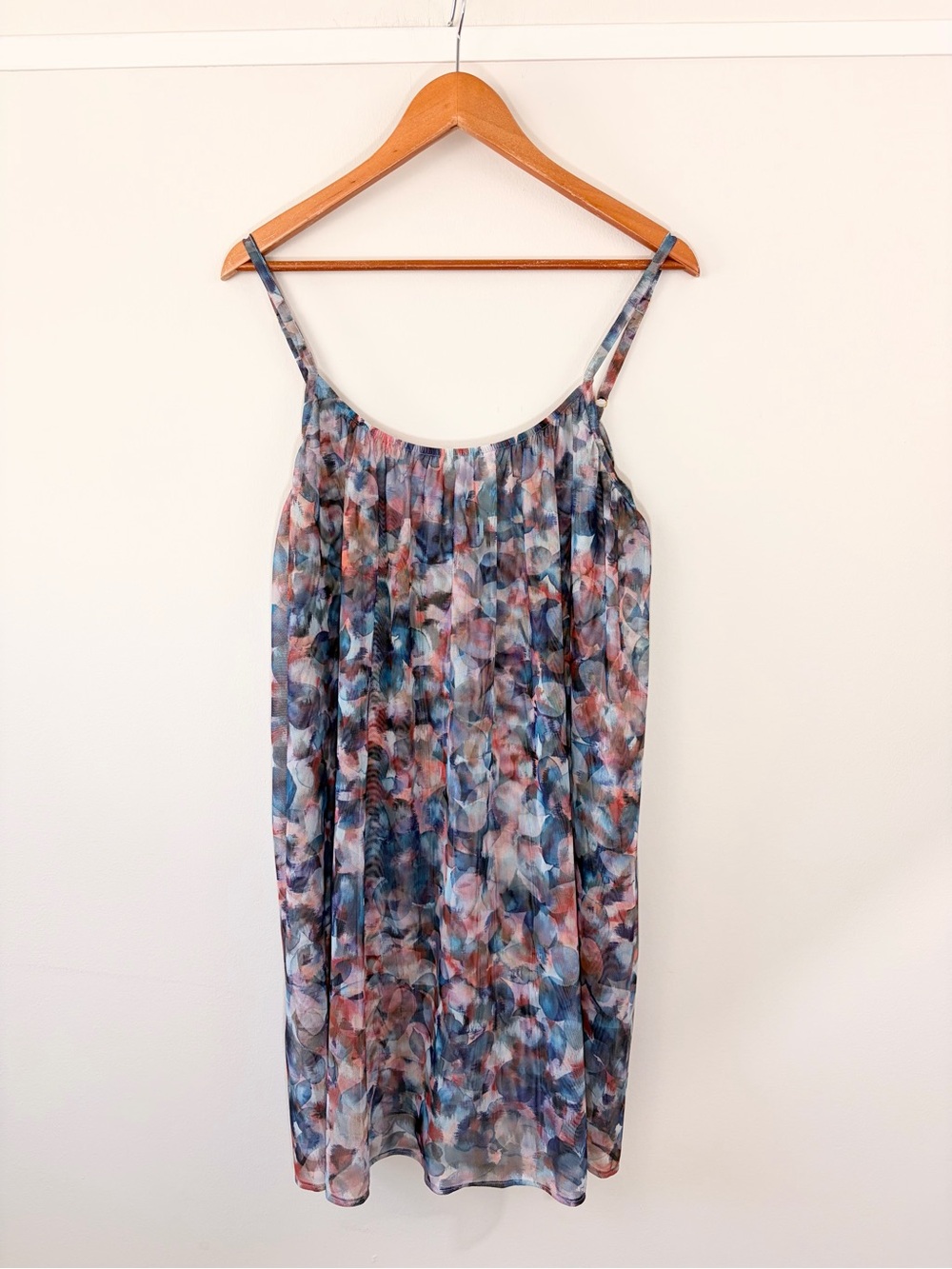 Soma mesh ruched chemise